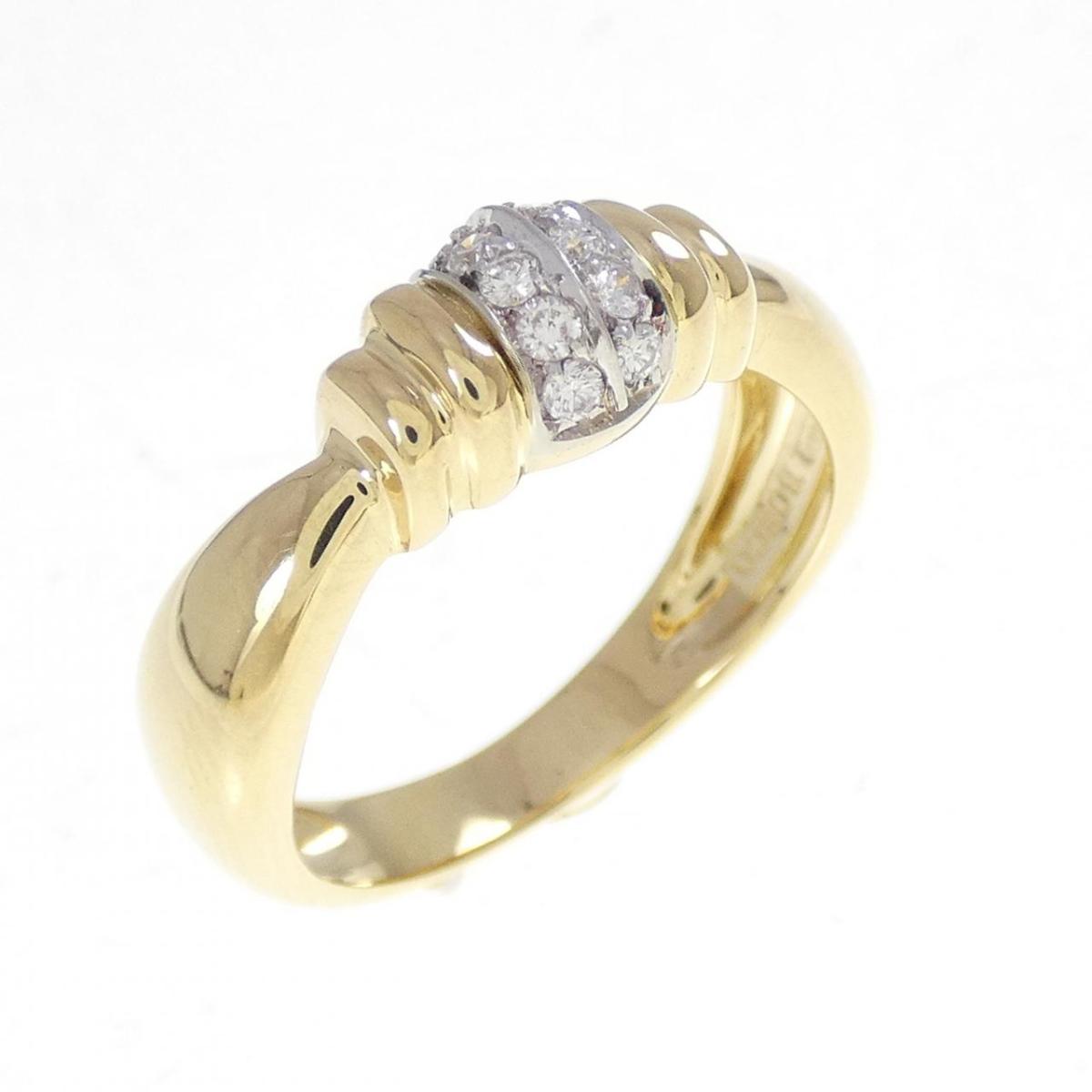 750YG/750WG ダイヤモンド リング 0.14CT【中古】｜KOMEHYO ONLINESTORE 店
