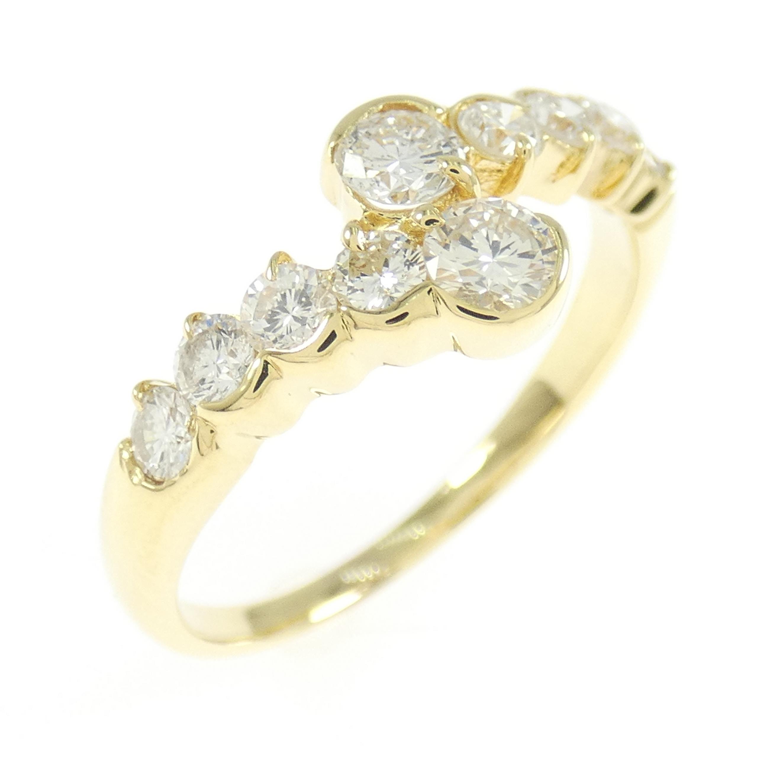 K18YG ダイヤモンド リング 0.74CT【中古】