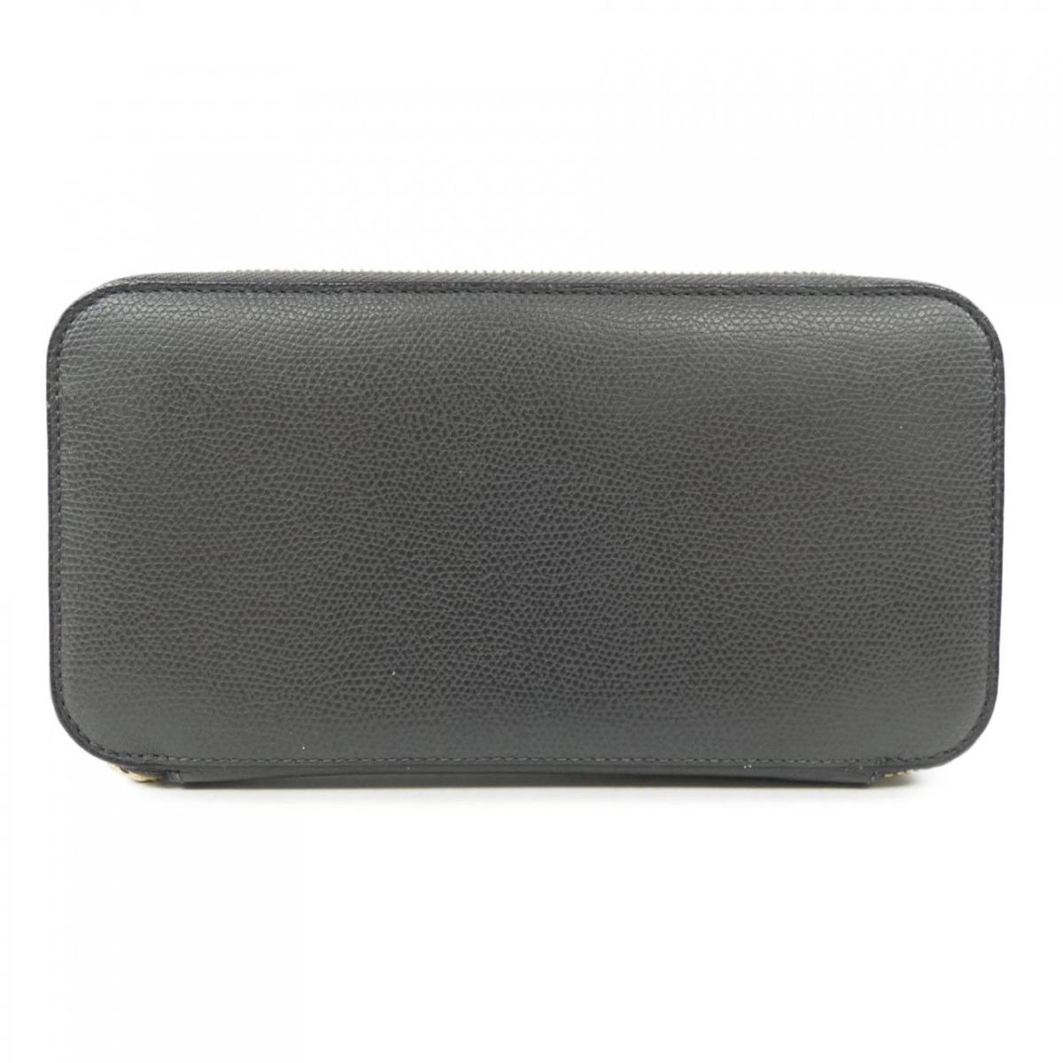ヴァレクストラ VALEXTRA ジップパース12歌留多 SGZA0021028LOCWZ99 WALLET【中古】
