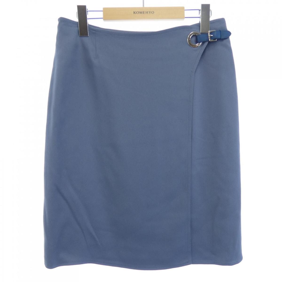 エルメス HERMES アイレットスクラプ 2E0315D8 スカート【中古】｜KOMEHYO ONLINESTORE 店