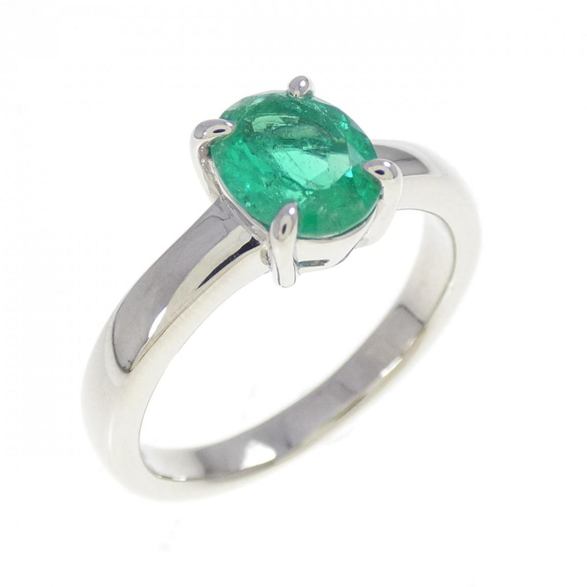 PT900 エメラルド リング 0.94CT【中古】｜KOMEHYO ONLINESTORE 店