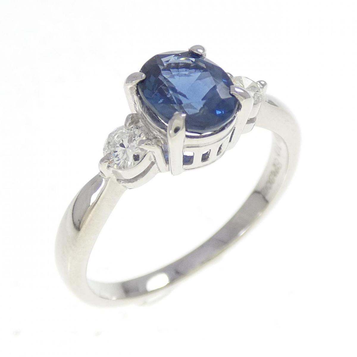 PT900 サファイヤ リング 1.08CT【中古】