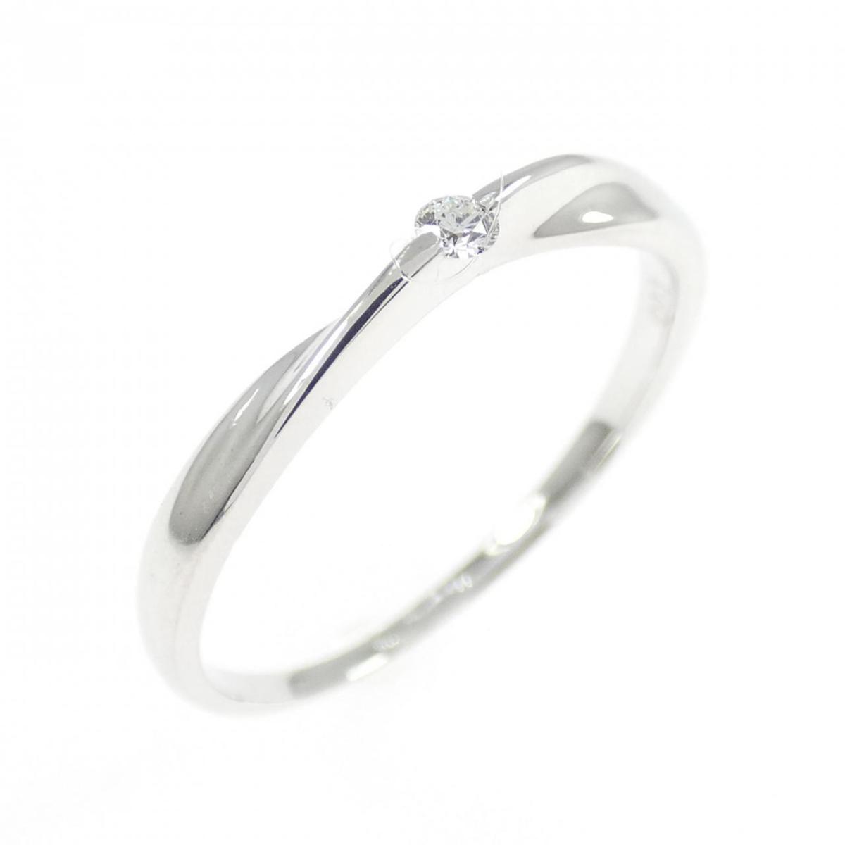 K18WG ダイヤモンド リング 0.03CT【中古】 48,360円
