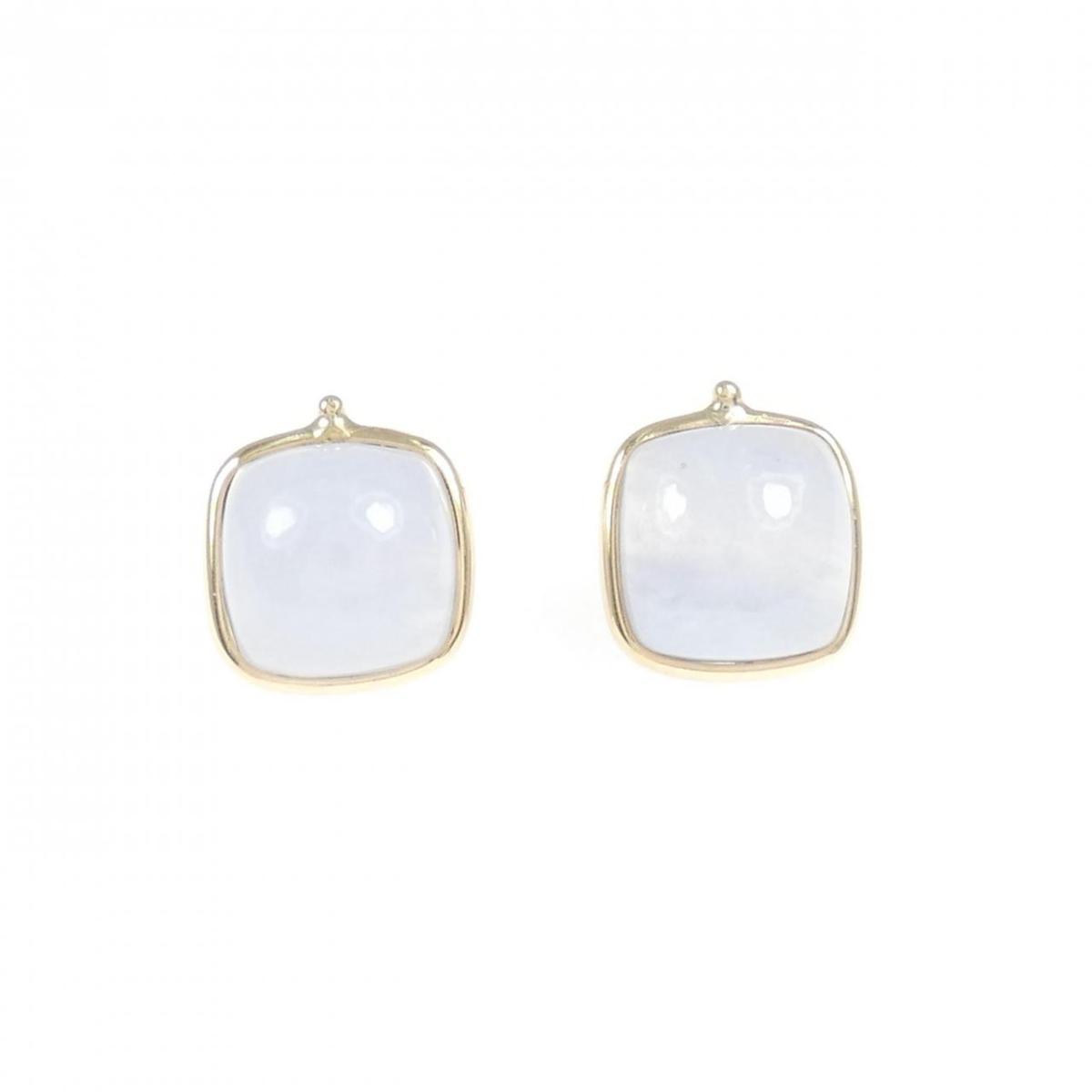 K10YG カルセドニー ピアス【中古】｜KOMEHYO ONLINESTORE 店