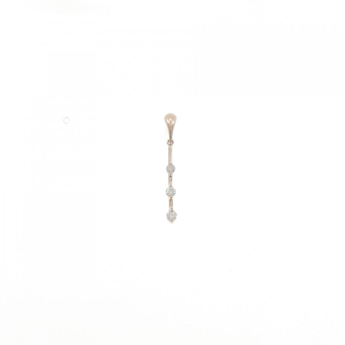 K18PG ダイヤモンド ピアス 0.10CT 片耳【中古】｜KOMEHYO ONLINESTORE 店