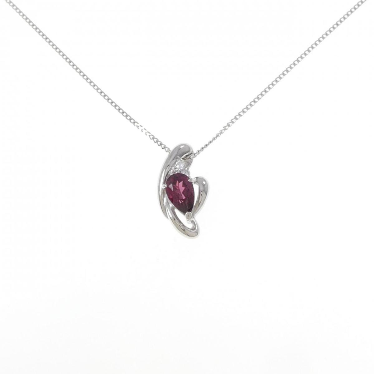 PT900/PT850 ガーネット ネックレス 1.14CT【中古】｜KOMEHYO ONLINESTORE 店