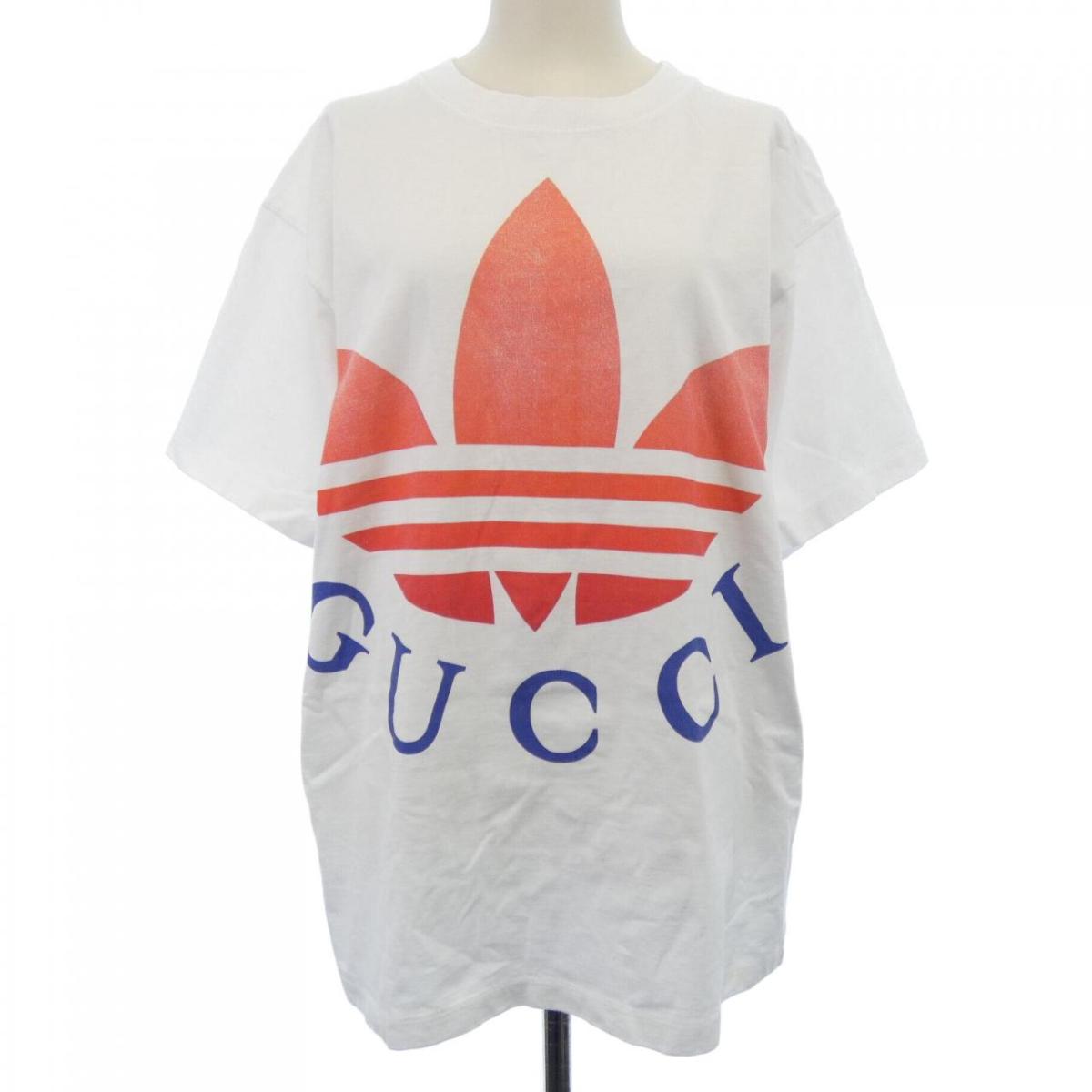 グッチ GUCCI ADIDAS 723384 XJE2A Tシャツ【中古】