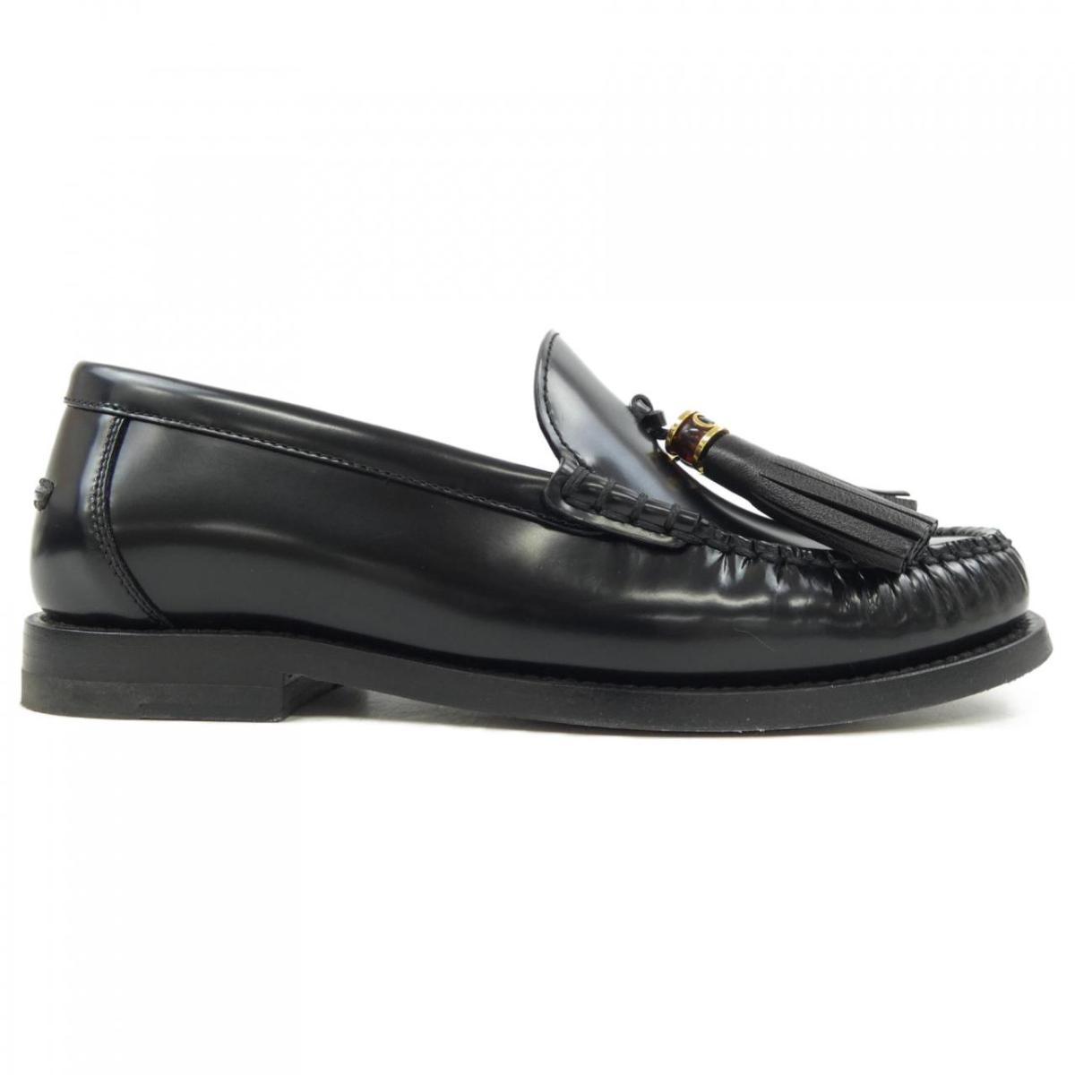 ディオール CHRISTIAN DIOR D-ACADEMY 置き目毛革 ゴールドトーンメタルタッセル KDB819ACA シューズ【中古】