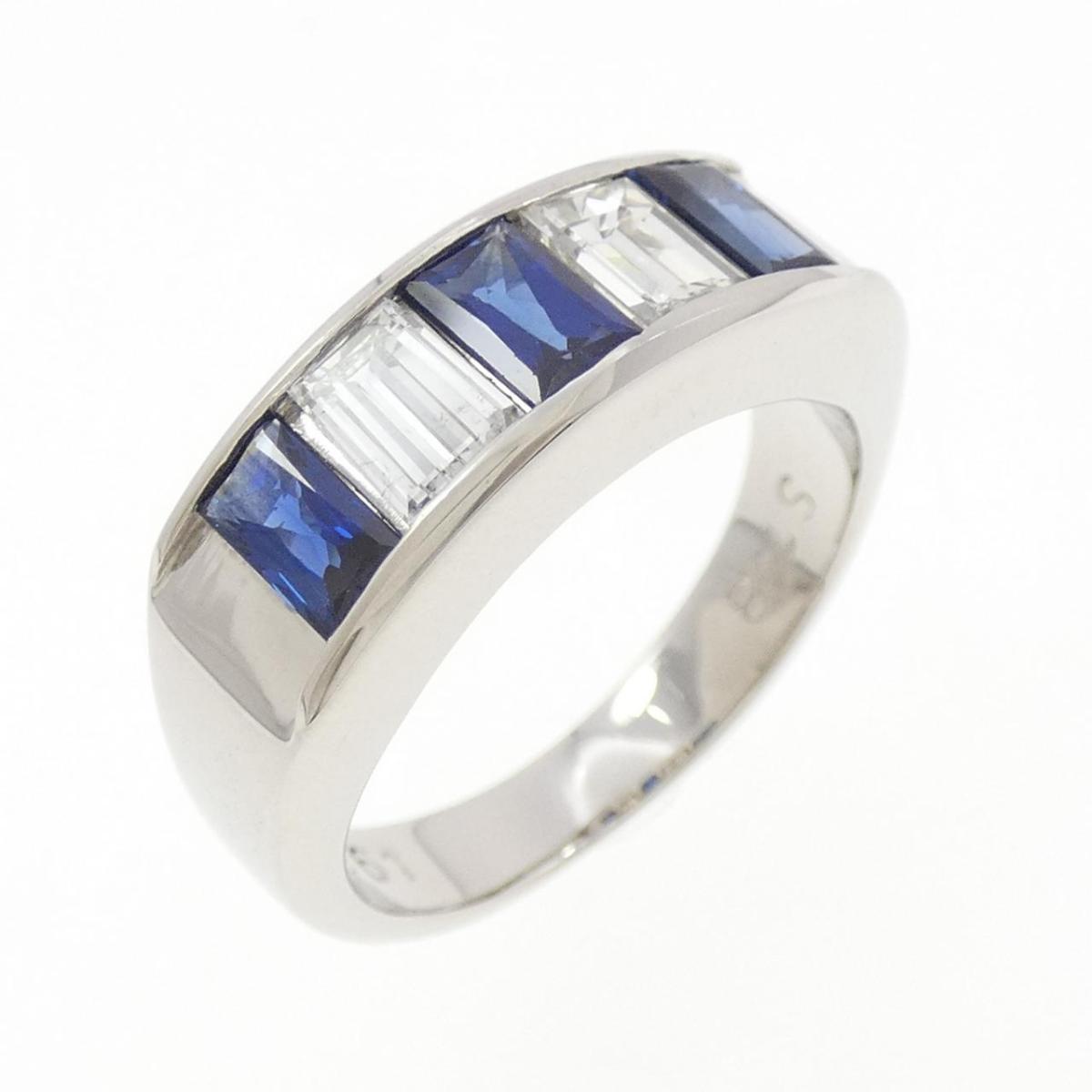 PT900 サファイヤ リング 1.08CT【中古】