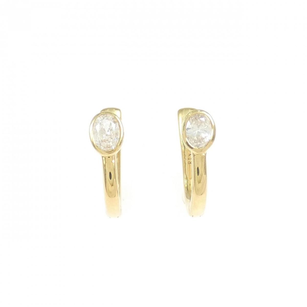 【新品】K18YG ダイヤモンド ピアス 0.28CT【新品】