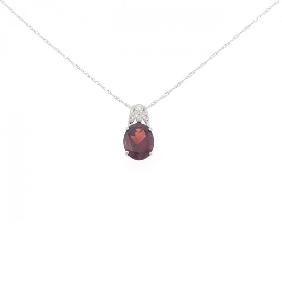 PT900/PT850 ガーネット ネックレス 2.054CT【中古】｜KOMEHYO ONLINESTORE 店