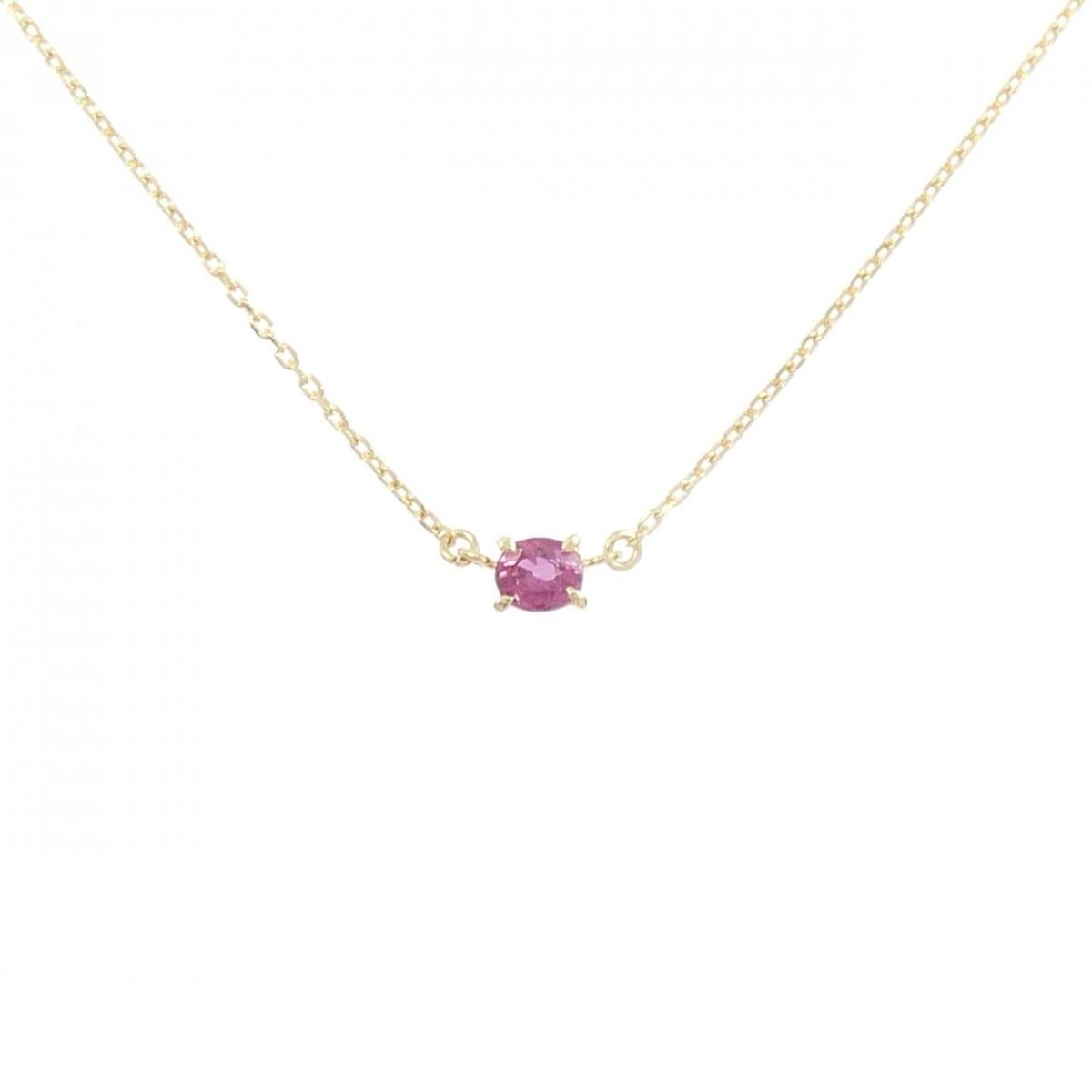 K18YG ルビー ネックレス【中古】 45,360円