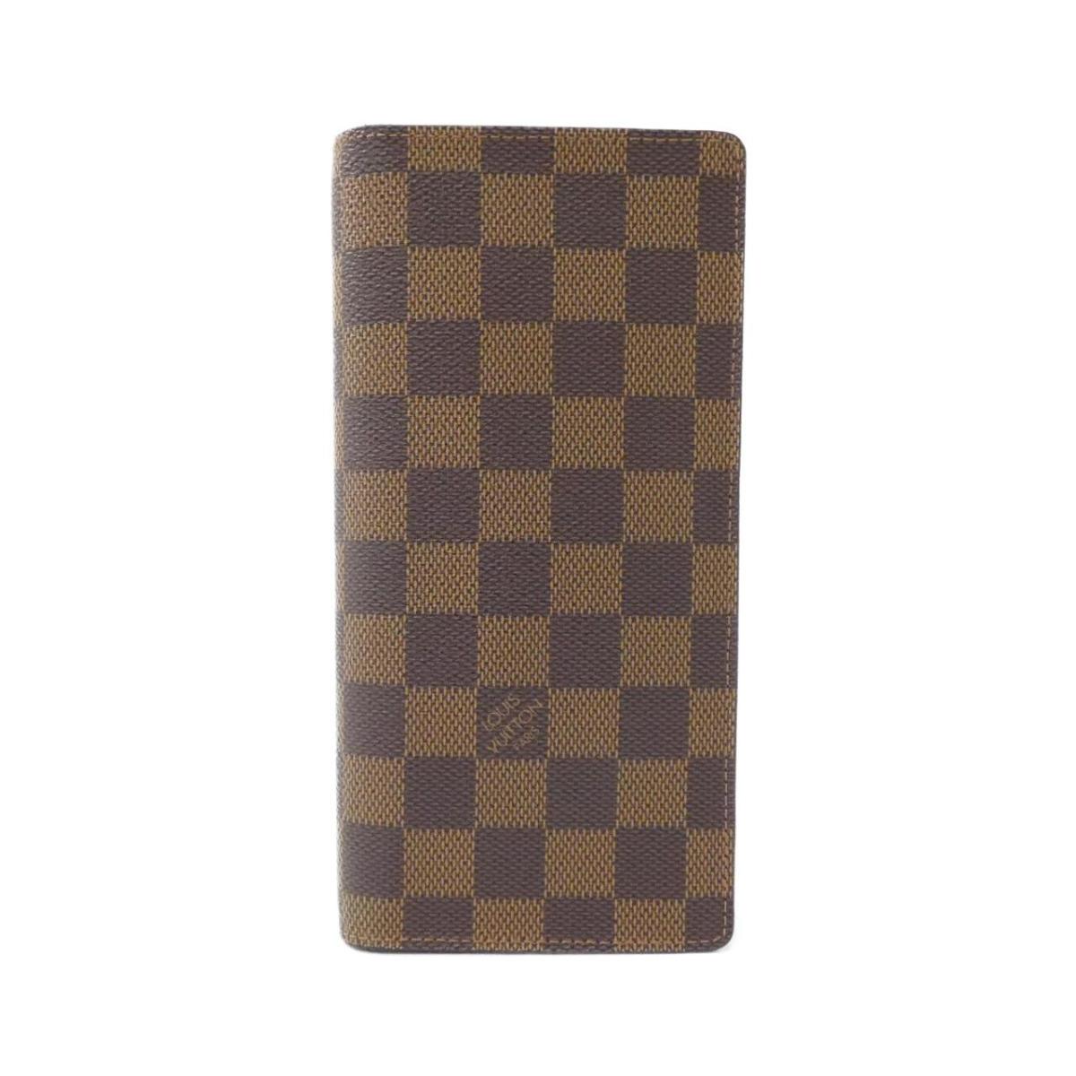 ルイヴィトン ダミエ ポルトフォイユ ブラザ N60017 財布【中古】
