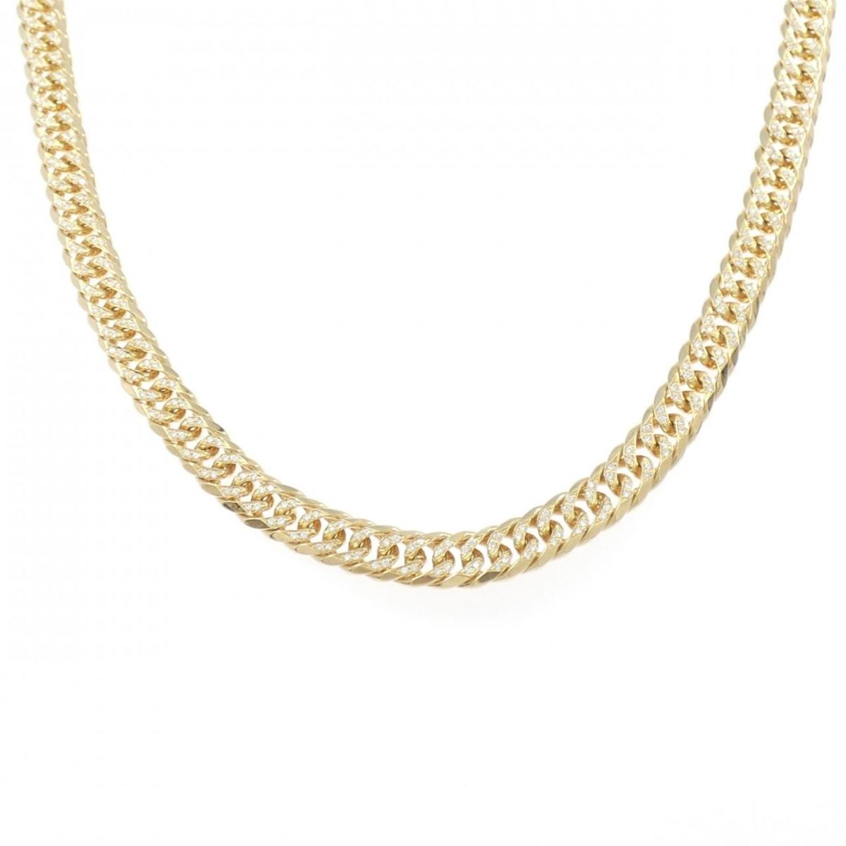 K18YG ダイヤモンド キヘイ ネックレス 1.45CT 50cm【中古】