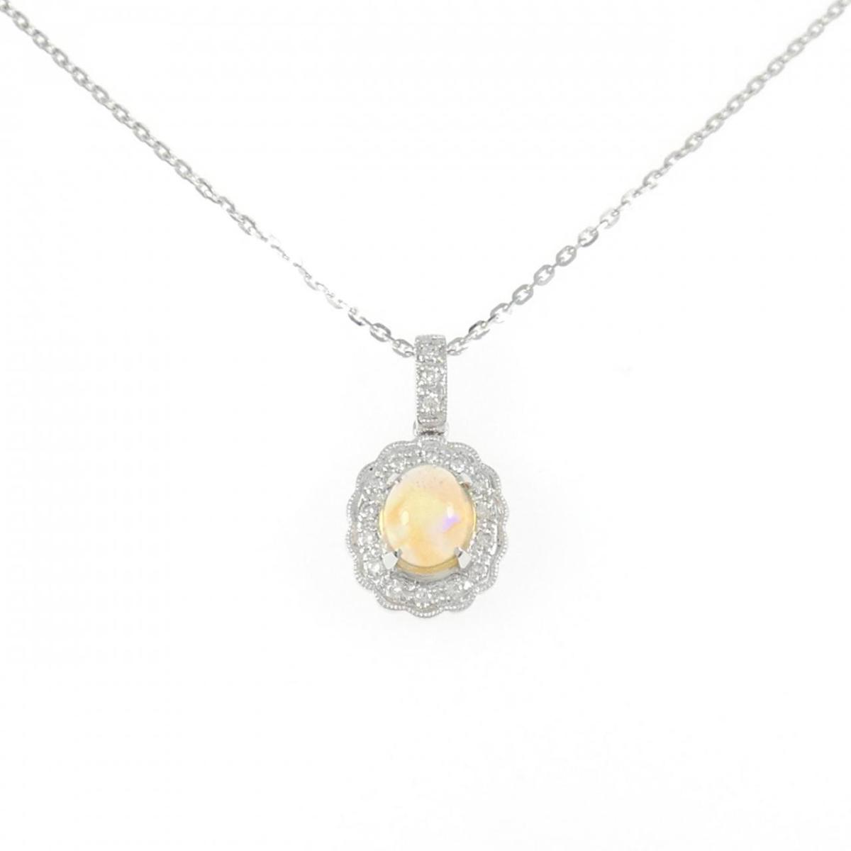 K18WG オパール ネックレス 0.91CT【中古】｜KOMEHYO ONLINESTORE 店 180,600円