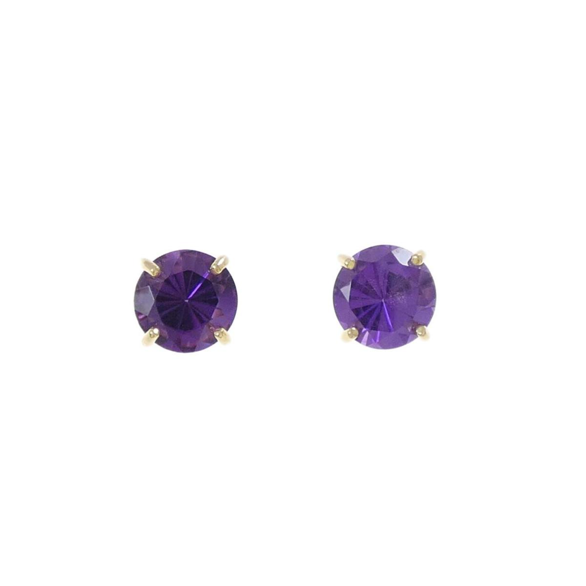 K18YG アメジスト ピアス 3.60CT【中古】｜KOMEHYO ONLINESTORE 店