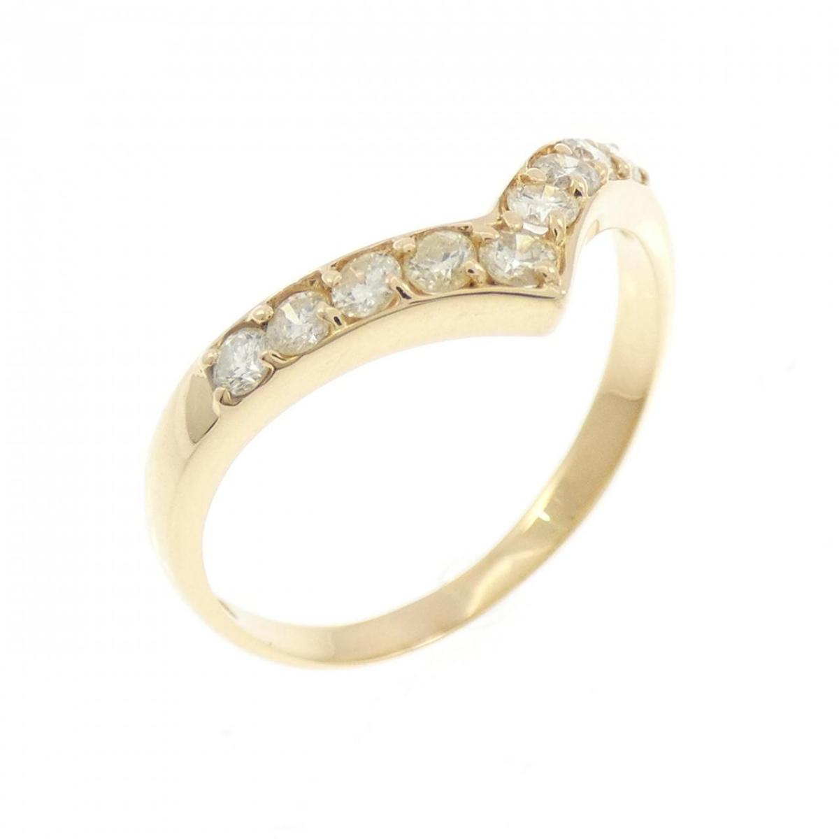 K18YG ダイヤモンド リング 0.32CT【中古】