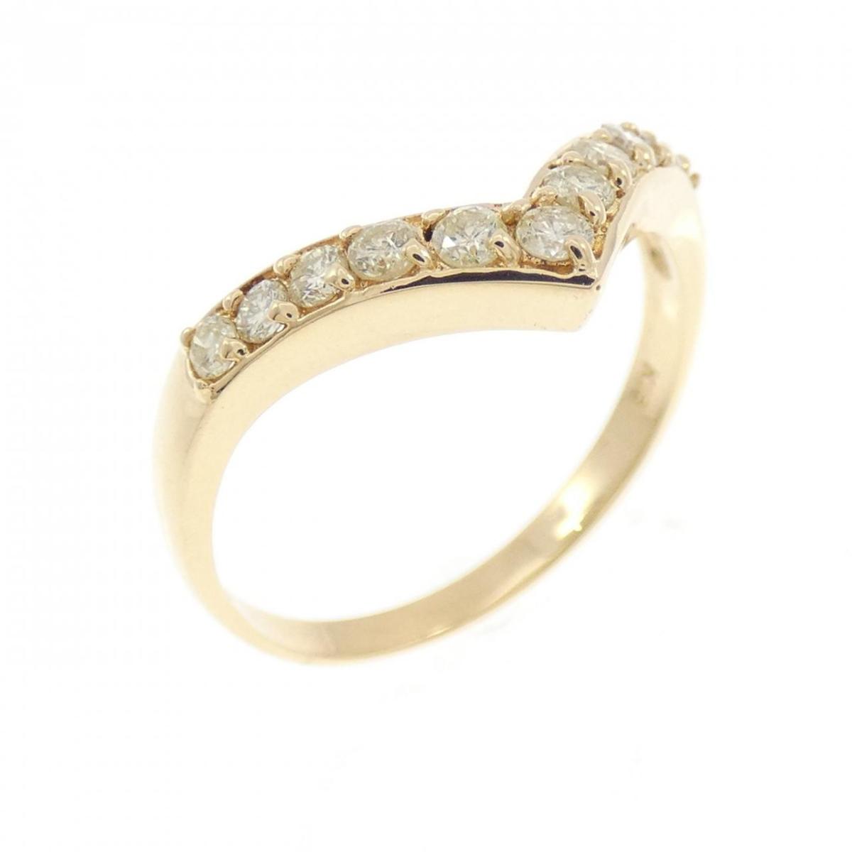 K18YG ダイヤモンド リング 0.30CT【中古】