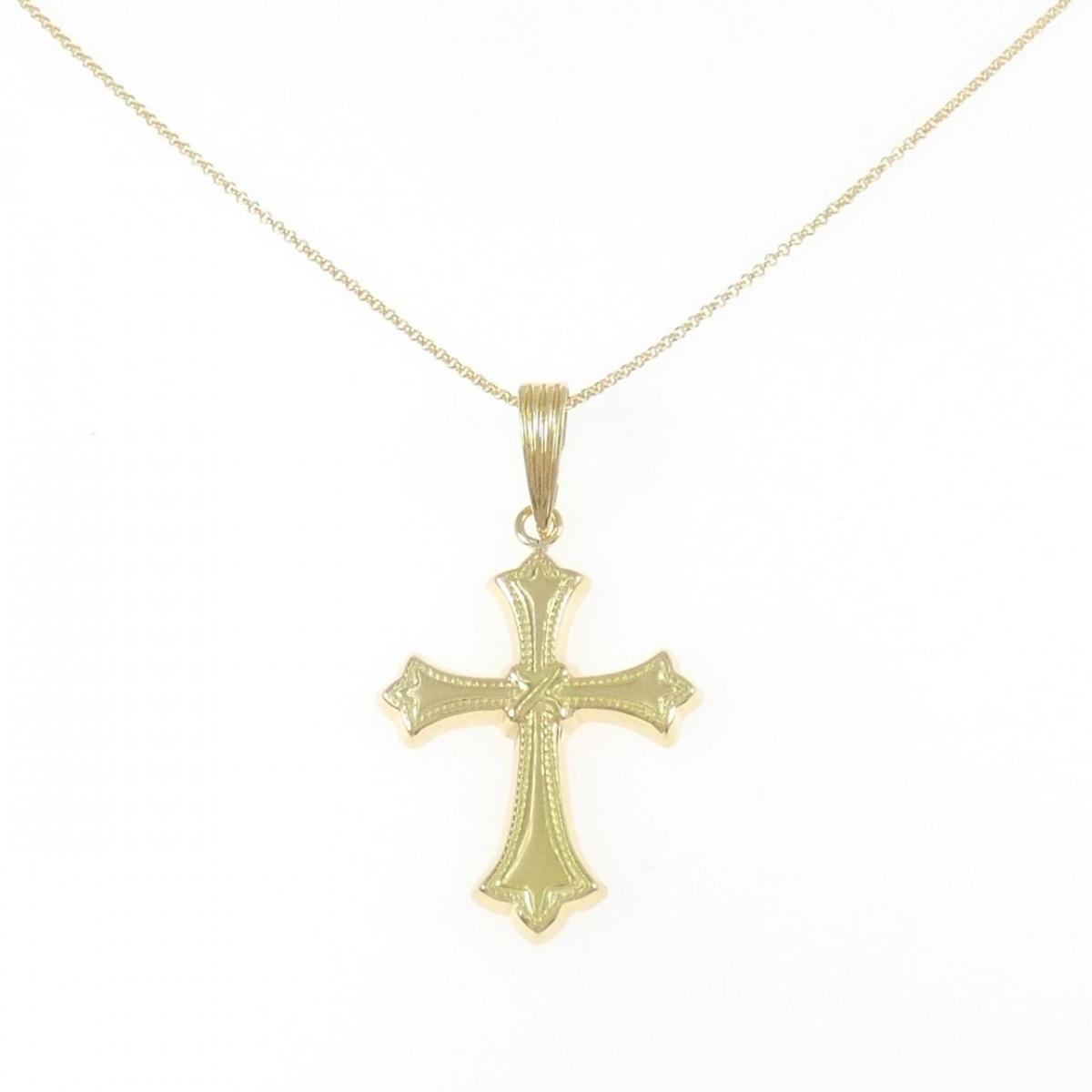 K18YG クロス ネックレス【中古】｜KOMEHYO ONLINESTORE 店