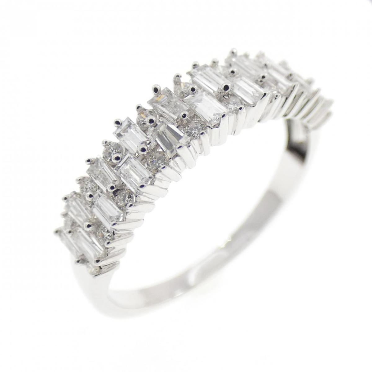 K18WG ダイヤモンド リング 0.50CT【中古】