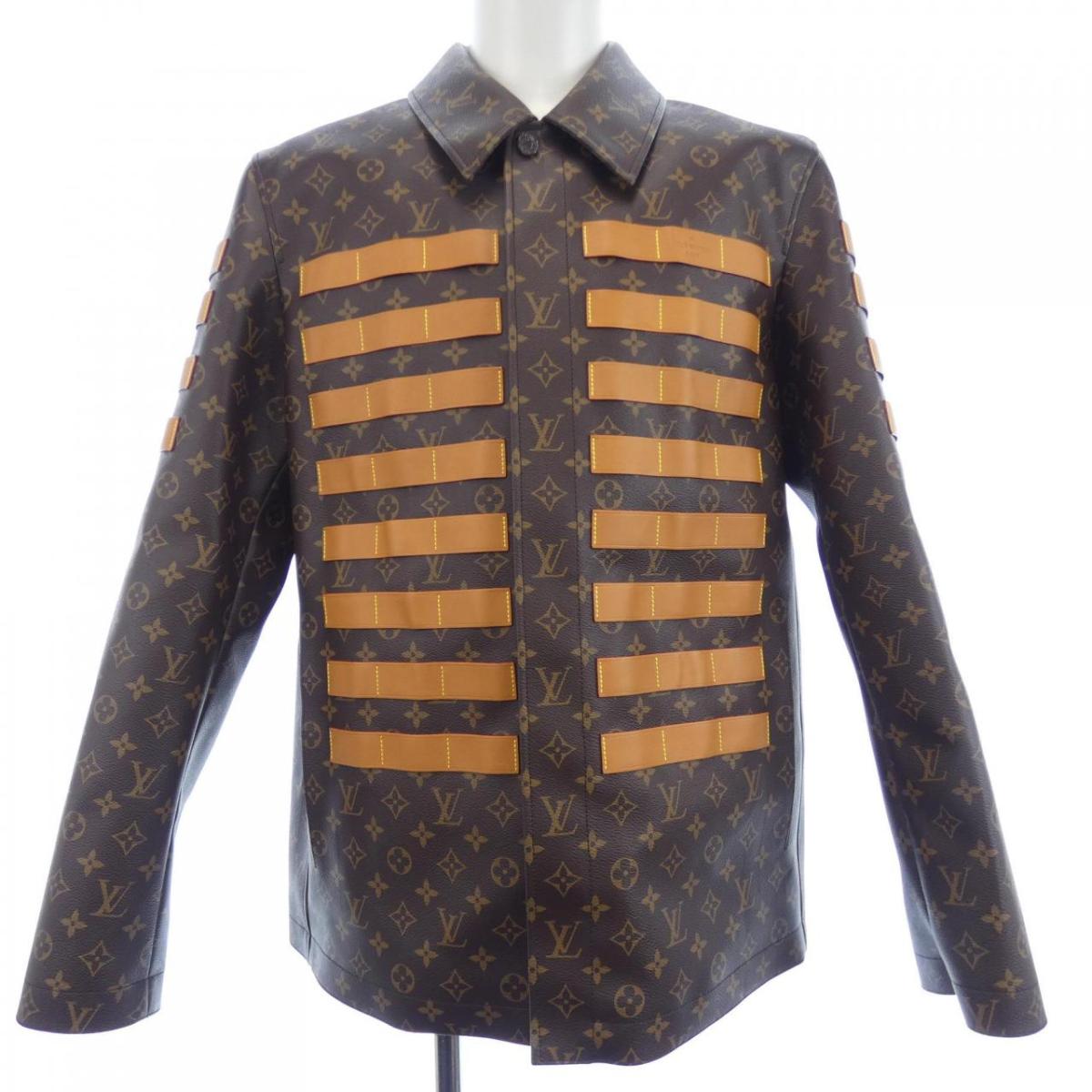 ルイヴィトン LOUIS VUITTON モノグラムLVトワルミリタリージャケット HML07ELSR 上衣【中古】