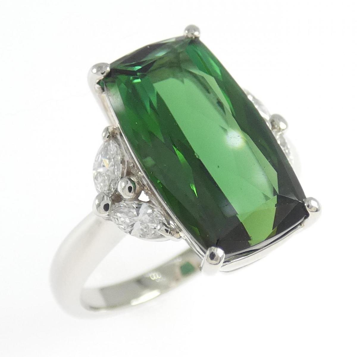 PT900 トルマリン リング 4.90CT【中古】