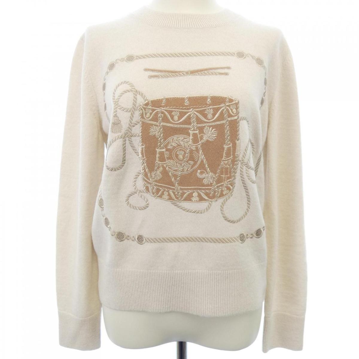 エルメス HERMES LES TAMBOURS FINESSE 3H2614DI 編み物【中古】
