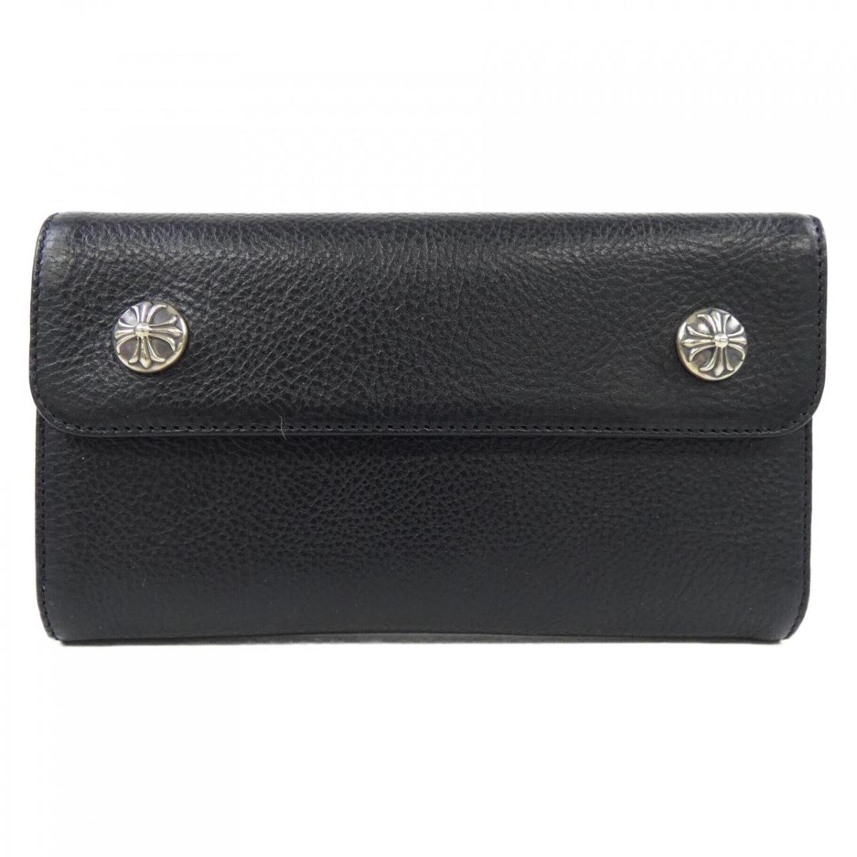 クロムハーツ CHROME HEARTS WAVE CROSS BTN　ウェーブ クロスボタン 2246 304 0501 0900 WALLET【中古】