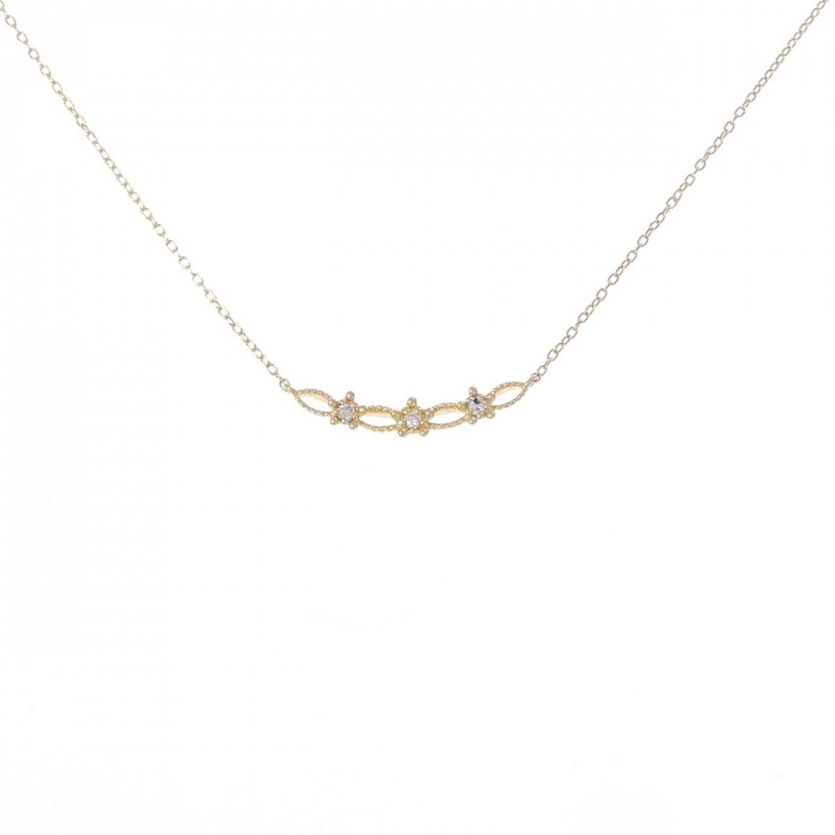スタージュエリー ダイヤモンド ネックレス 0.03CT【中古】