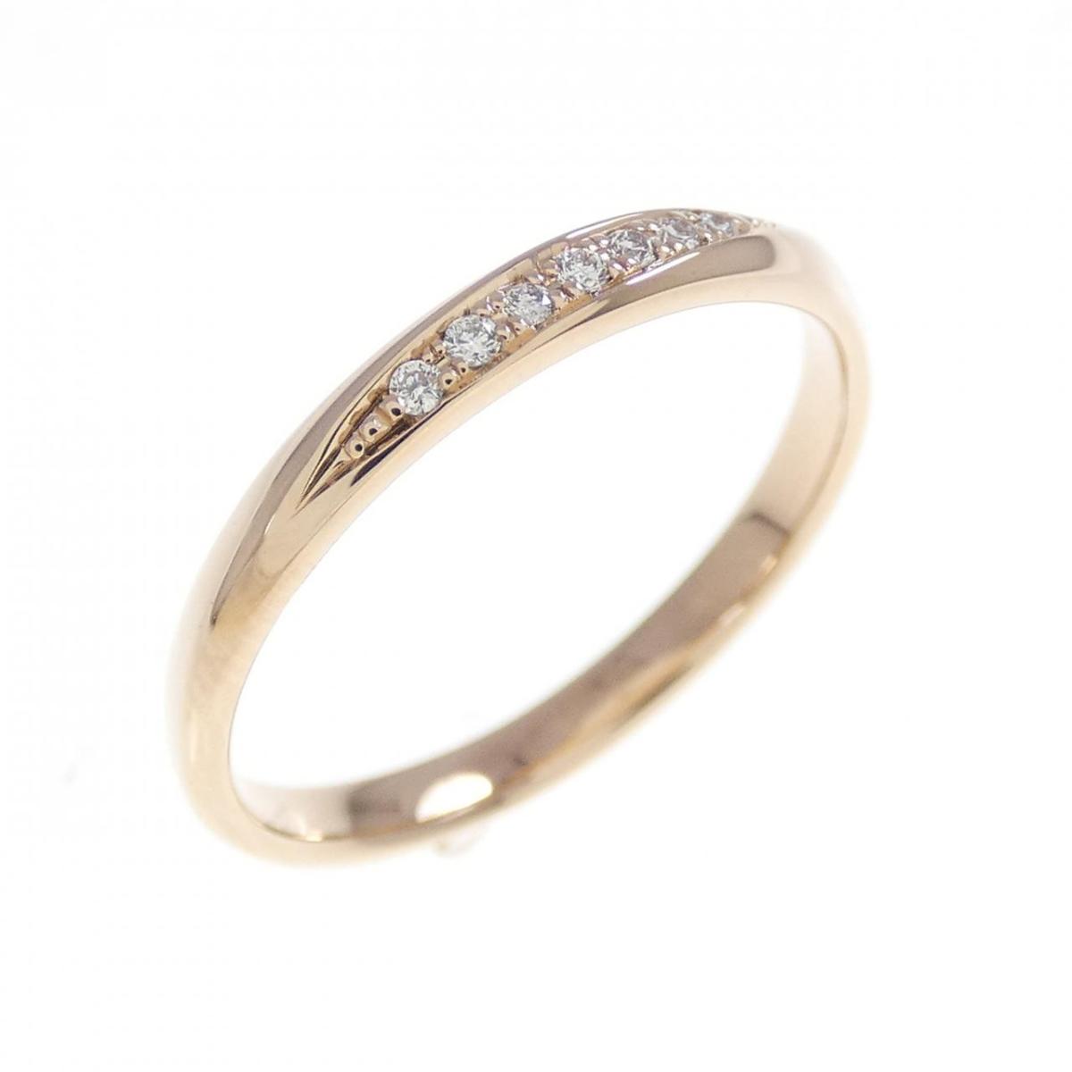 K18PG ダイヤモンド リング 0.03CT【中古】