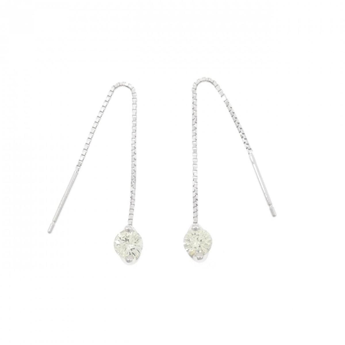 PT900 ダイヤモンド ピアス 0.515CT【中古】｜KOMEHYO ONLINESTORE 店