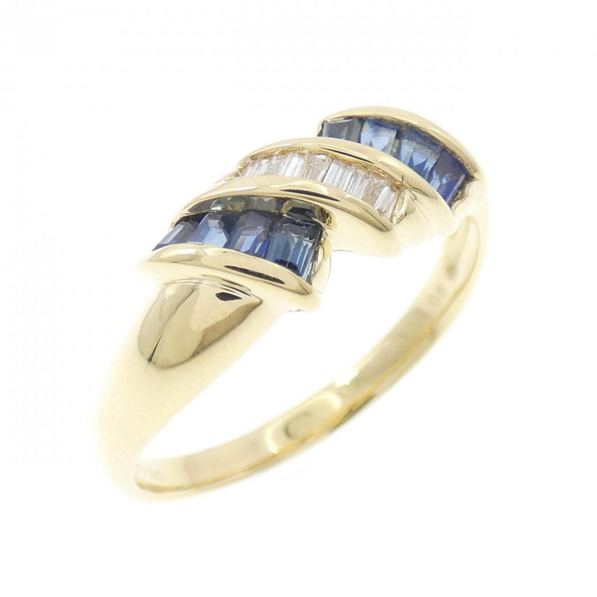 K18YG サファイヤ リング 0.50CT【中古】 82,830円