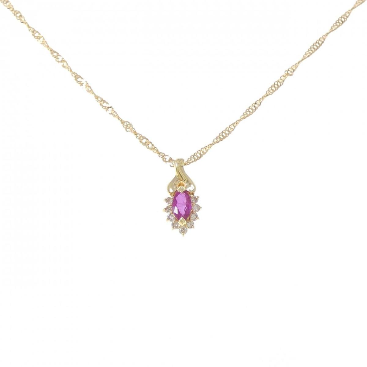 K18YG ルビー ネックレス【中古】|KOMEHYO ONLINESTORE 店