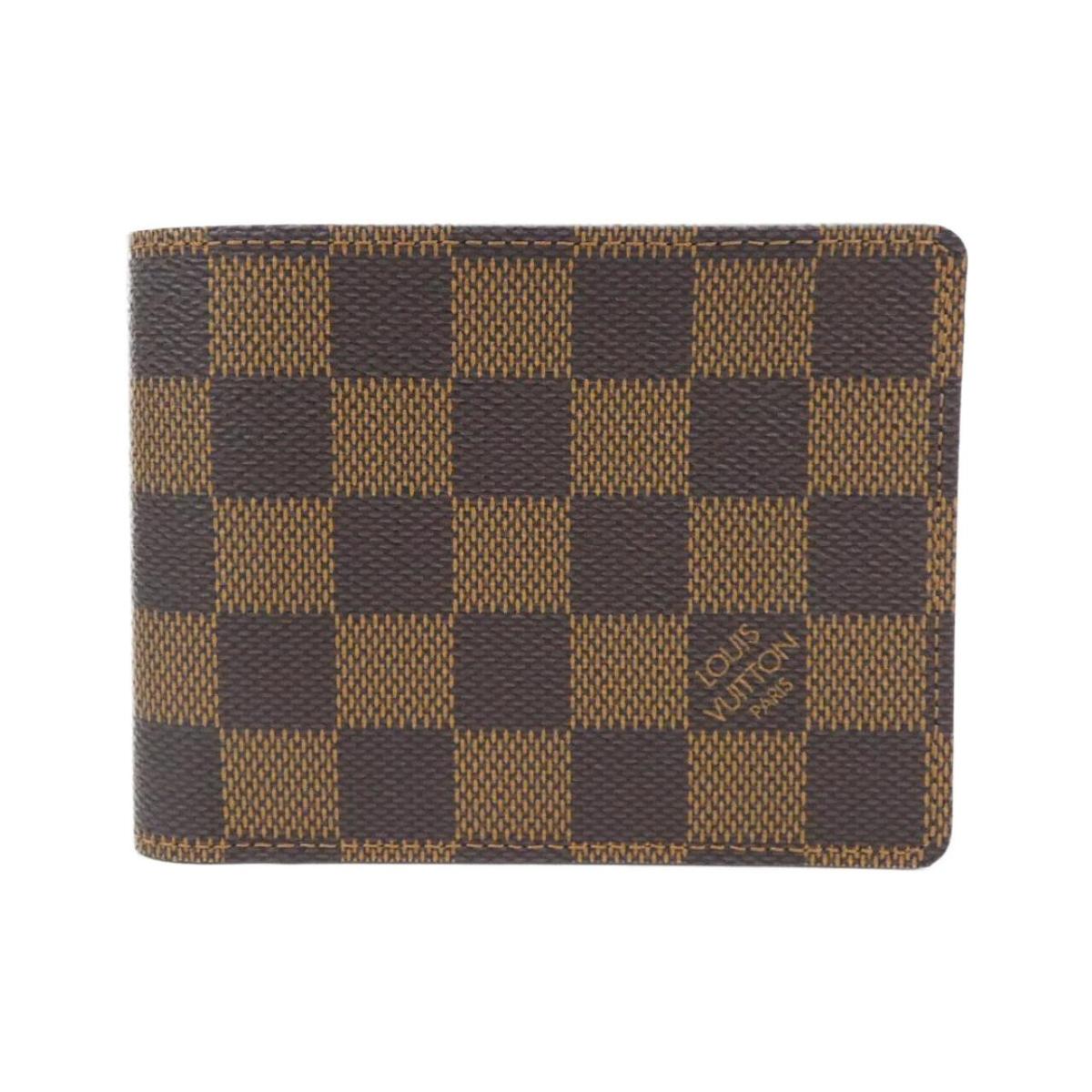 ルイヴィトン ダミエ ポルトフォイユ ミュルティプル N60895 紙入れ【中古】