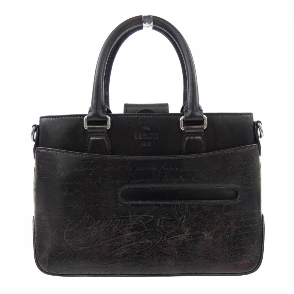 ベルルッティ Berluti スクリットレザーメッセンジャー トゥジュールガリバーグラディアント BAG【中古】