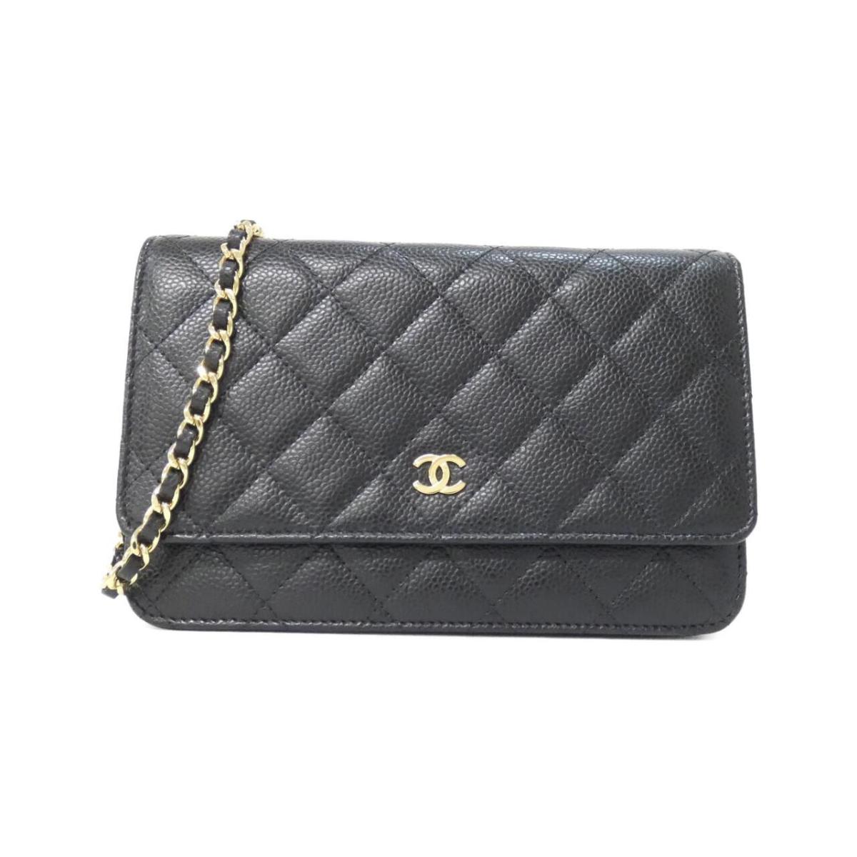 シャネル タイムレスクラシック ライン 33814 チェーンウォレット【中古】