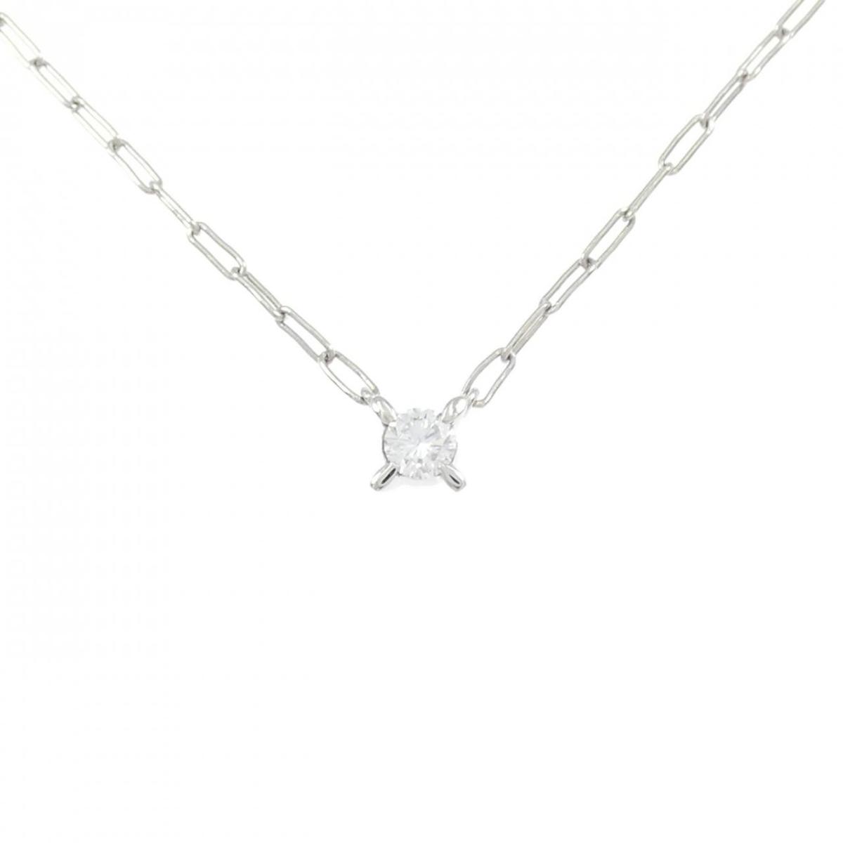 PT850 ダイヤモンド ネックレス 0.15CT【中古】｜KOMEHYO ONLINESTORE 店