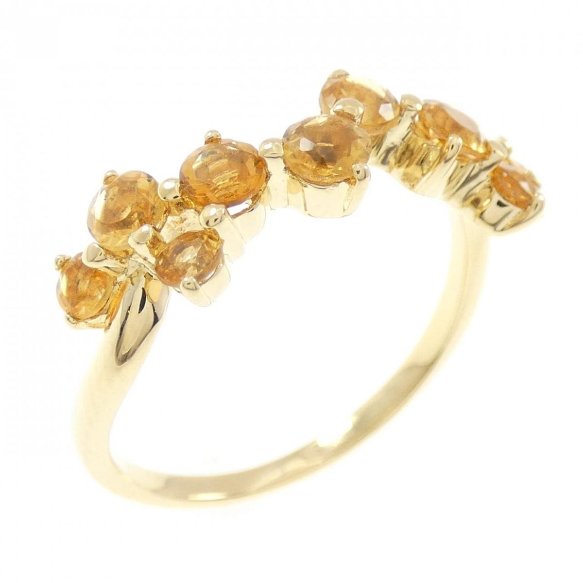 K18YG シトリン リング【中古】｜KOMEHYO ONLINESTORE 店