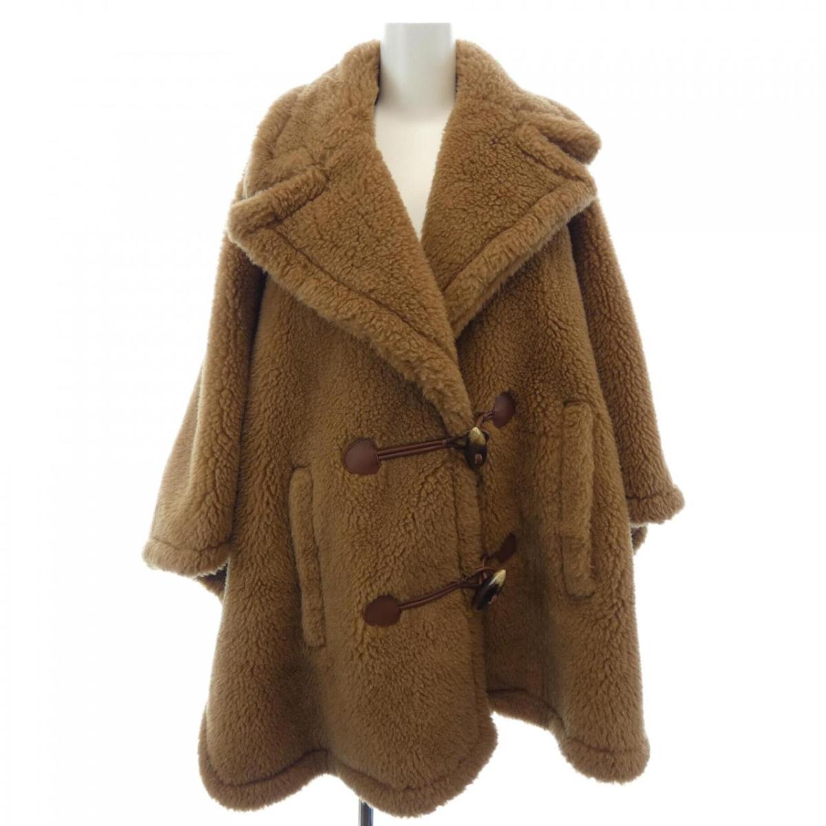 マックスマーラ Max Mara GEORGE 473605 テディベア ケープ【中古】