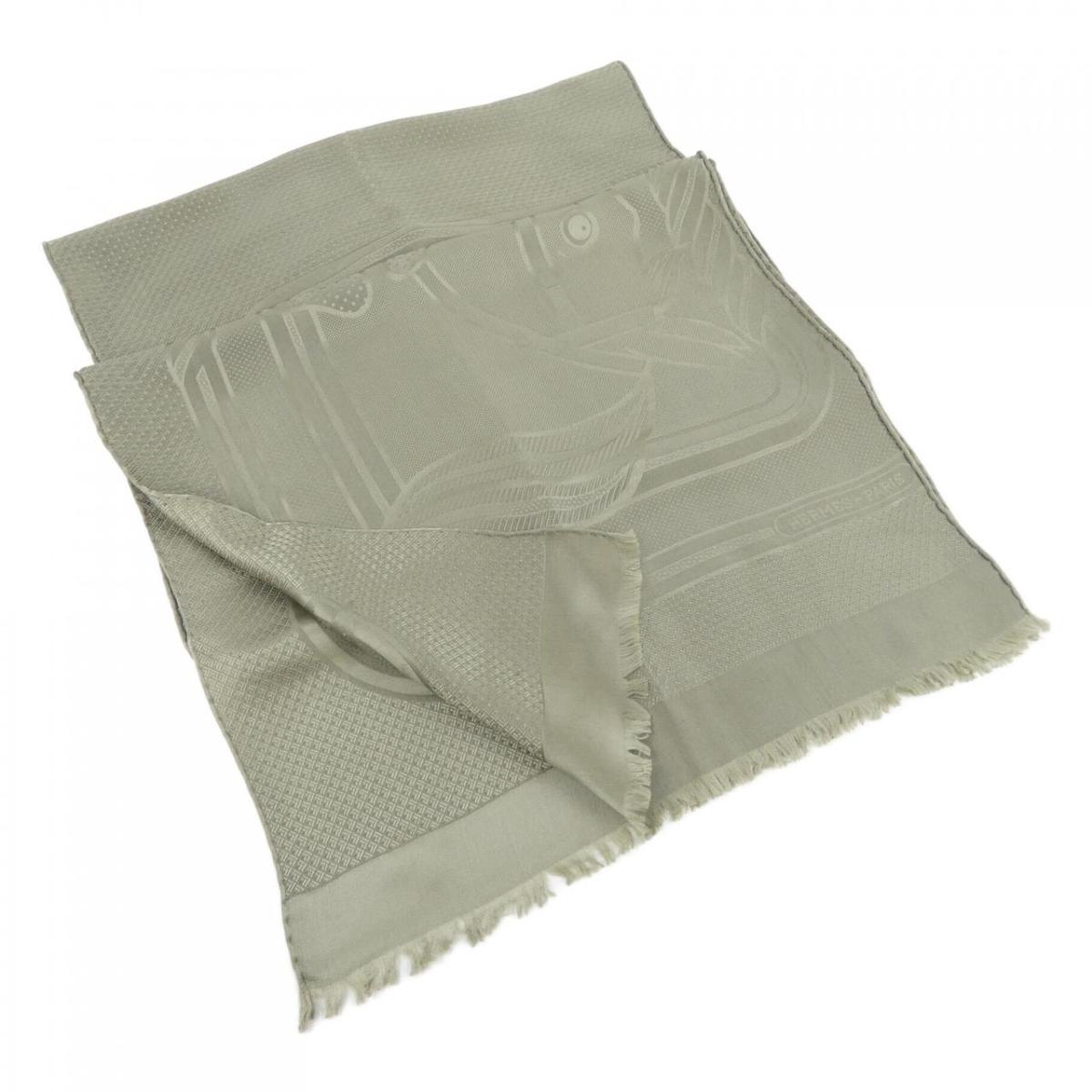 エルメス HERMES QUADRIGE 771601S えり巻き･カドリージュ MUFFLER【中古】 レディースマフラー・ストール-バッグ・小物・ブランド雑貨-マフラー・スカーフ