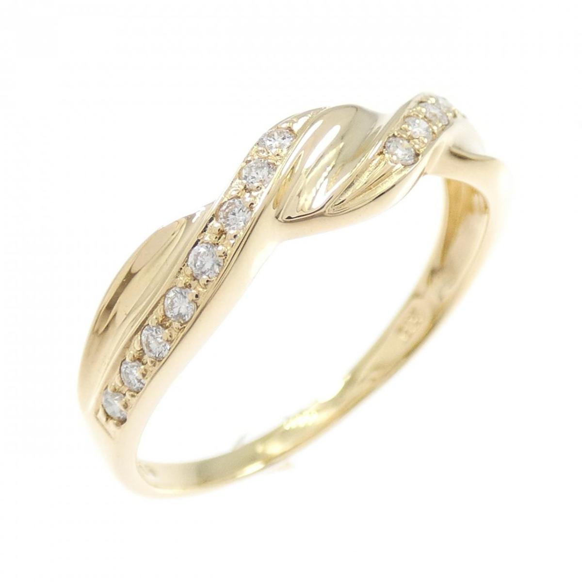 K18YG ダイヤモンド リング 0.14CT【中古】