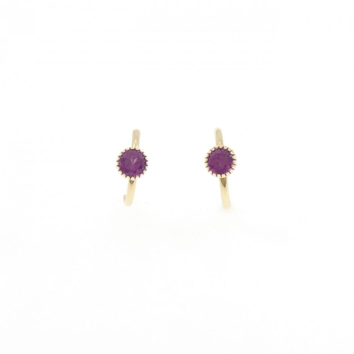 K18YG ガーネット ピアス【中古】｜KOMEHYO ONLINESTORE 店
