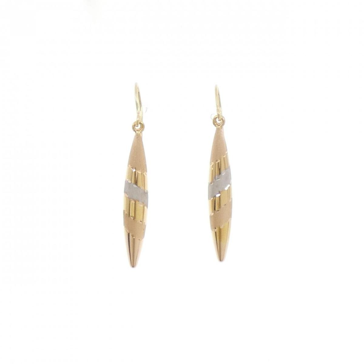 K14スリーカラー ピアス【中古】｜KOMEHYO ONLINESTORE 店