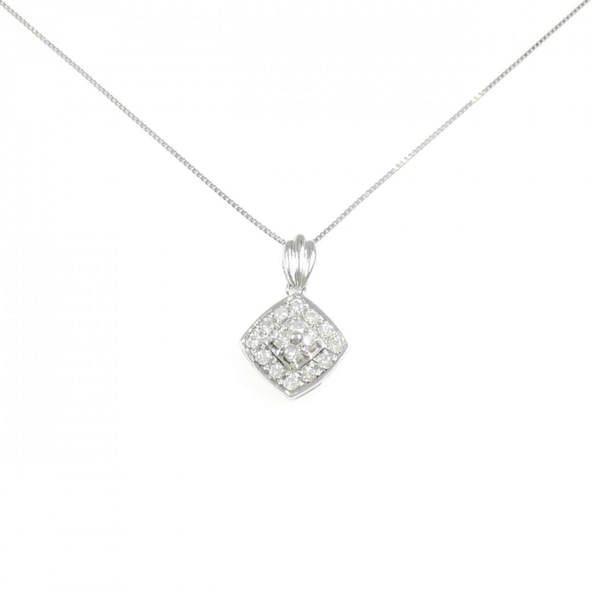 PT850 ダイヤモンド ネックレス 0.59CT【中古】 82,830円