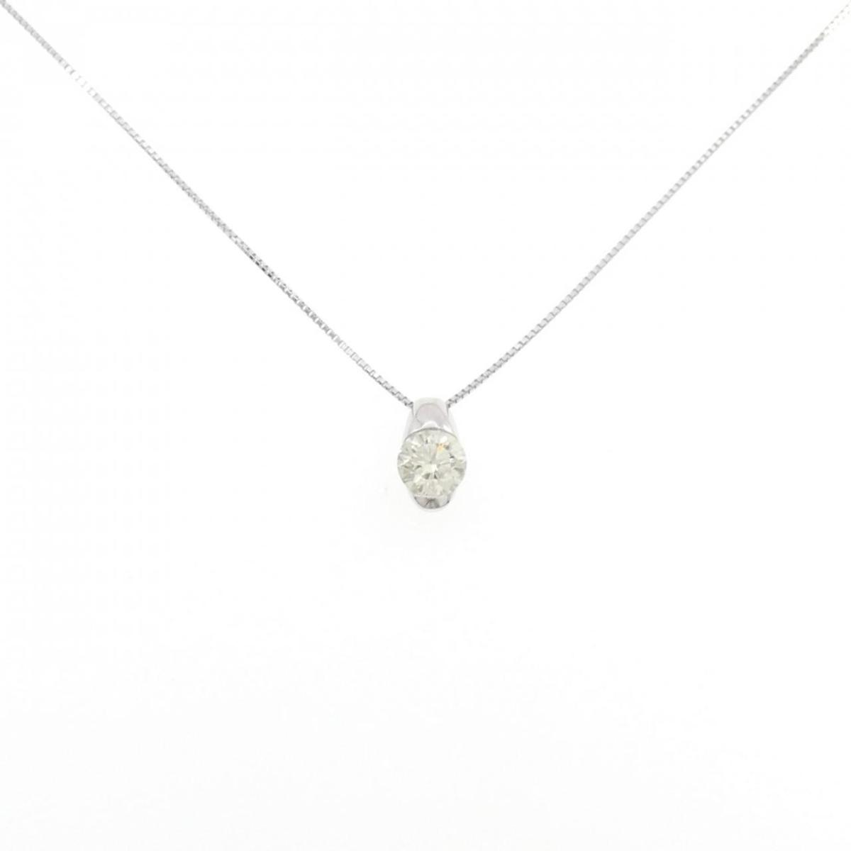 K18WG ダイヤモンド ネックレス 0.75CT【中古】|KOMEHYO ONLINESTORE 店