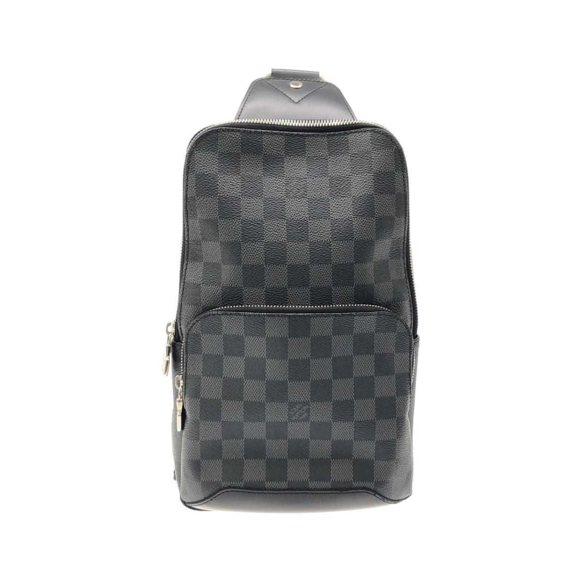 ルイヴィトン ダミエ グラフィット アヴェニュー スリングバッグ N41719 ショルダーバッグ【中古】