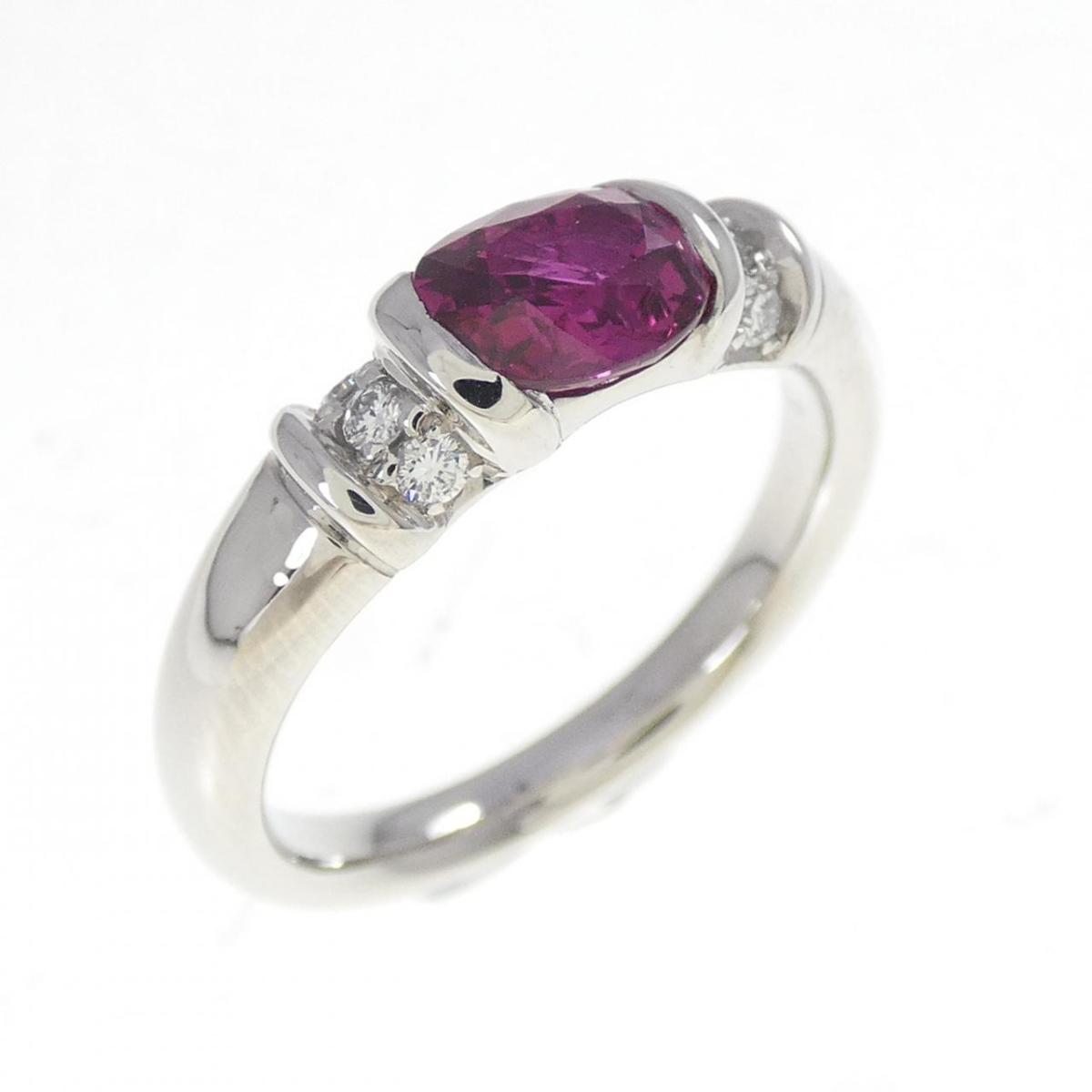 PT900 ルビー リング 1.03CT【中古】