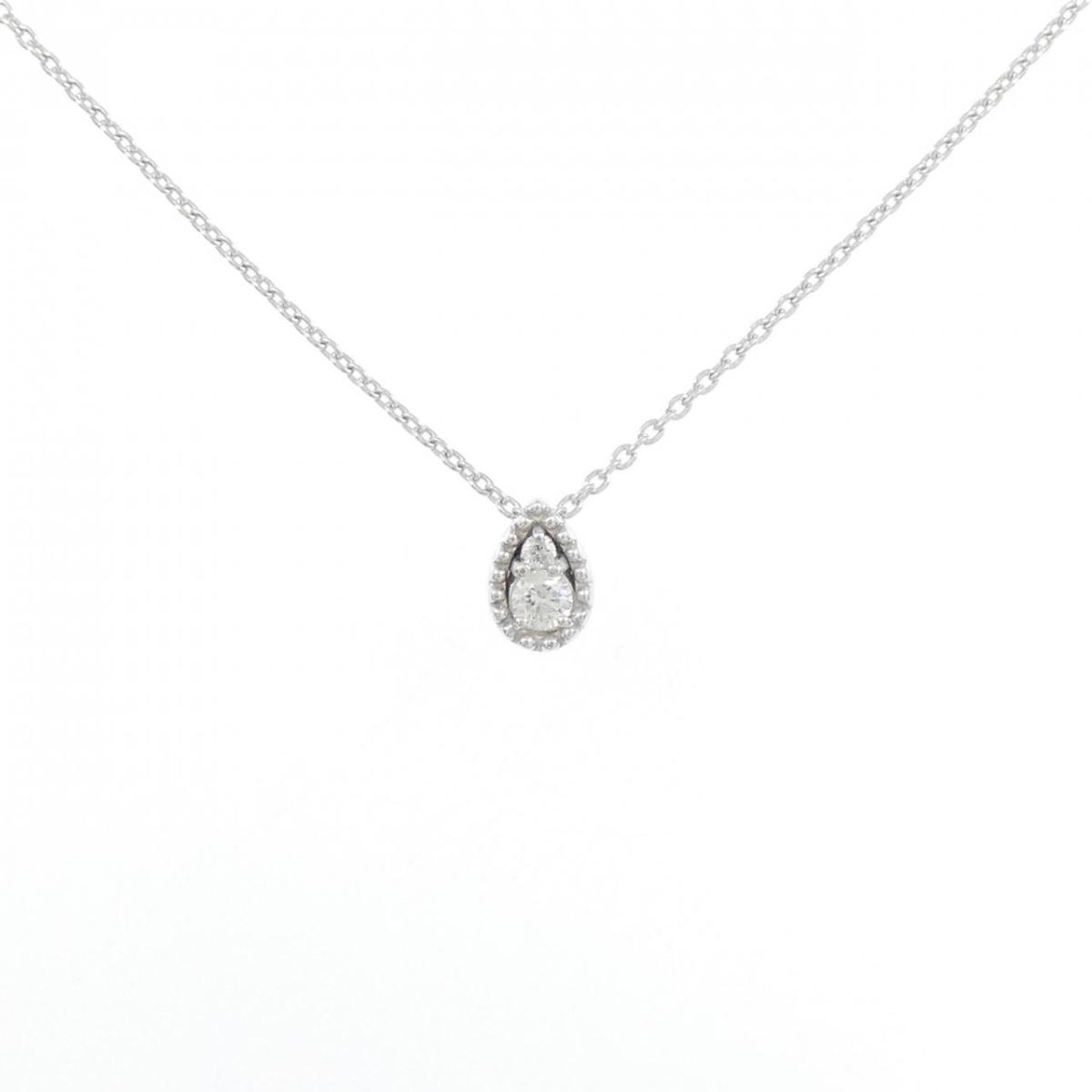 K10WG ダイヤモンド ネックレス 0.07CT【中古】｜KOMEHYO ONLINESTORE 店