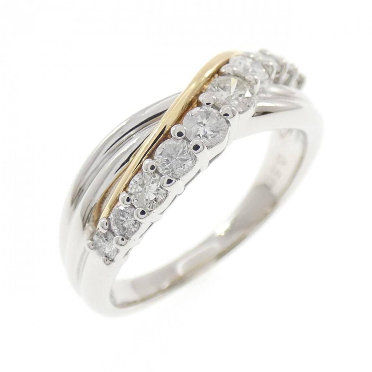 PT900/K18YG ダイヤモンド リング 0.50CT【中古】 140,300円