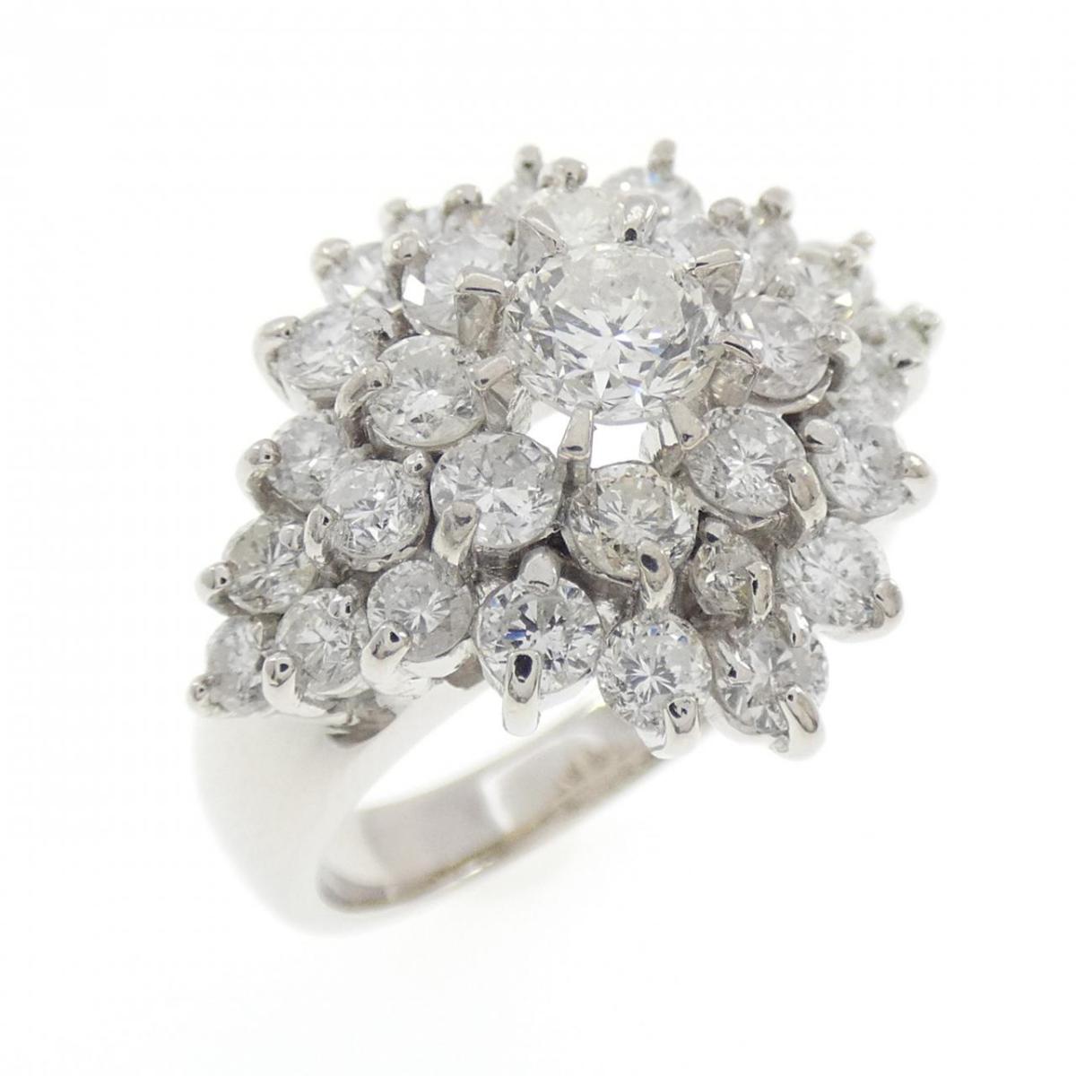PT900 ダイヤモンド リング 2.00CT【中古】